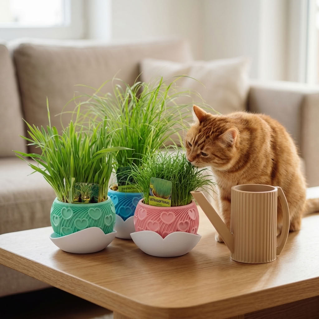 Katzengras Set Cuore