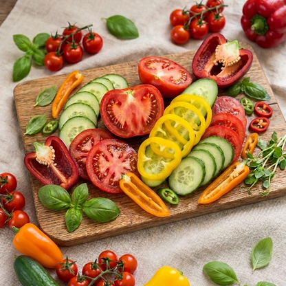 Premium Grundversorgerset F1 Tomate, Gurke & Paprika (6er Pack)