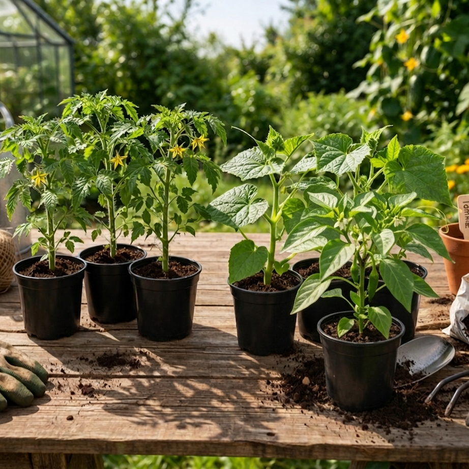 Premium Grundversorgerset F1 Tomate, Gurke & Paprika (6er Pack)