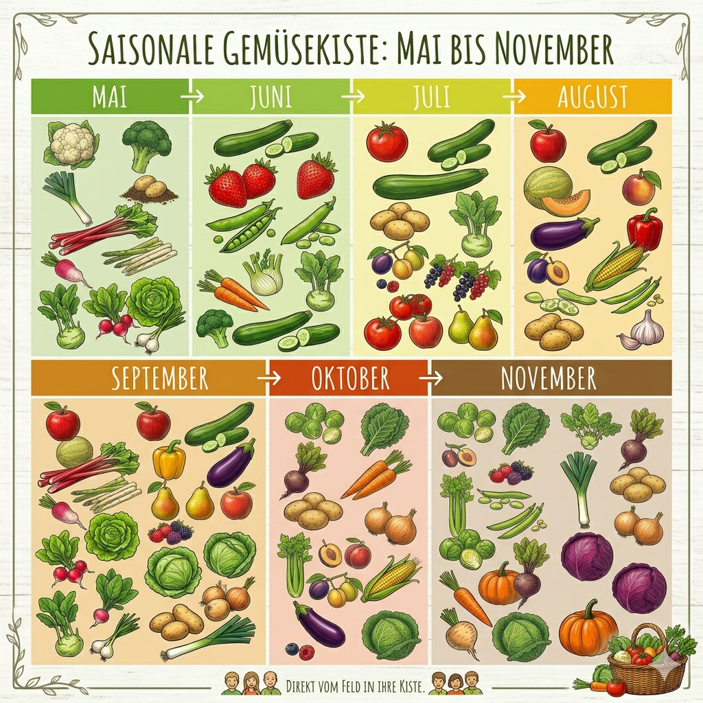 Gemüsekiste ErnteWunder 5-7kg (kein Versand)