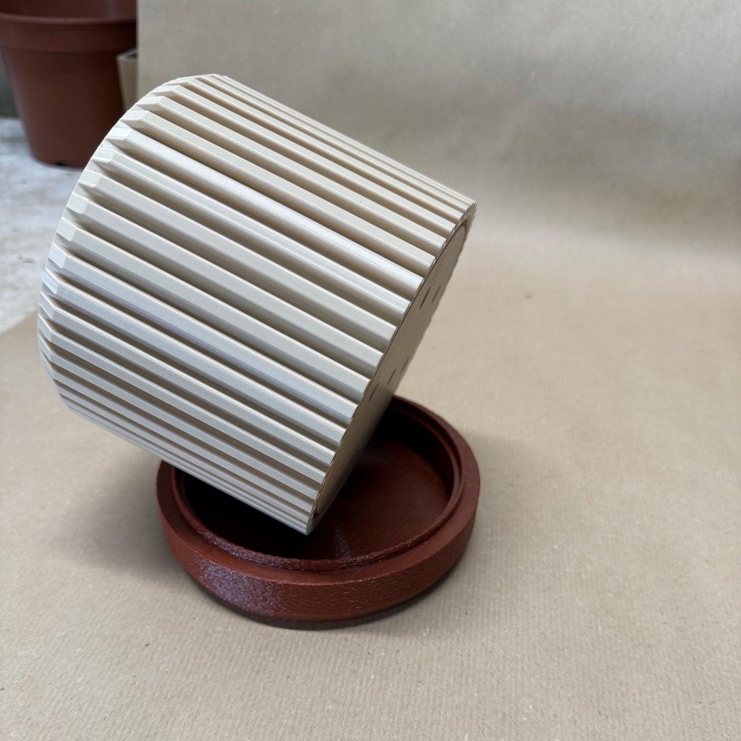 Hydro Groove - handgefertigte 3D Design Töpfe