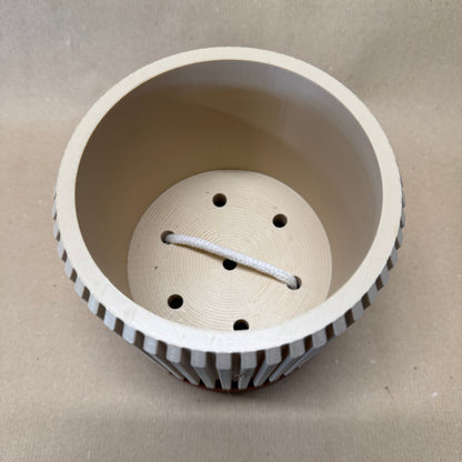 Hydro Groove - handgefertigte 3D Design Töpfe